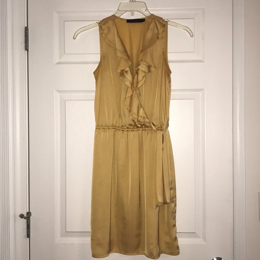 The Limited gold dress